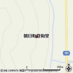 北海道士別市朝日町登和里周辺の地図
