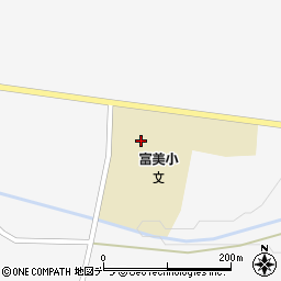 湧別町立富美小学校周辺の地図