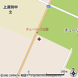 北海道紋別郡湧別町上湧別屯田市街地360周辺の地図