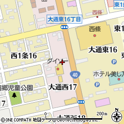 回転寿司とっぴ～ 士別店周辺の地図