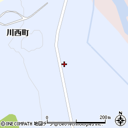 北海道士別市川西町4周辺の地図