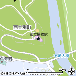 士別市役所　博物館周辺の地図