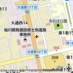 ネッツトヨタ旭川しべつ店周辺の地図