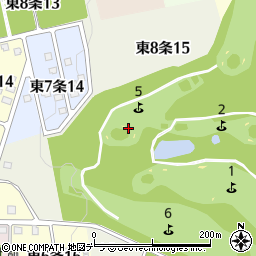 北海道士別市東８条周辺の地図