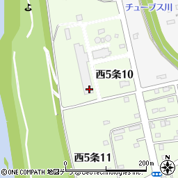 北海道士別市西５条周辺の地図