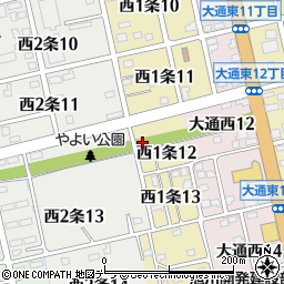 弥生緑地トイレ２周辺の地図