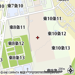 北海道士別市東９条12丁目周辺の地図