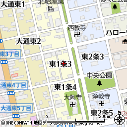 株式会社東原畜産　士別営業所周辺の地図