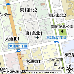 北海道士別市東１条北1丁目27周辺の地図