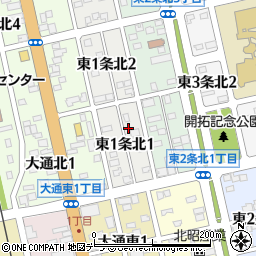 北海道士別市東１条北1丁目24-2周辺の地図