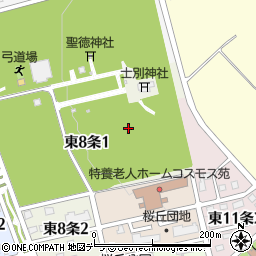 〒095-0018 北海道士別市東八条の地図