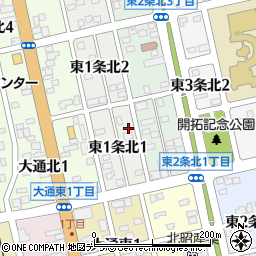 北海道士別市東１条北1丁目11周辺の地図