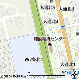 北海道士別市西１条北3丁目周辺の地図