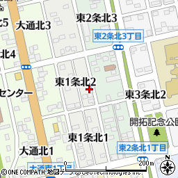 北海道士別市東１条北2丁目14周辺の地図