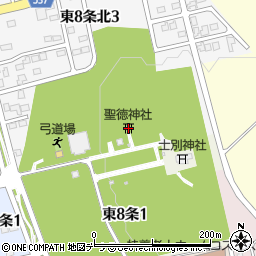 聖徳神社周辺の地図