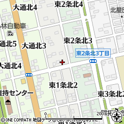 北海道士別市東１条北3丁目18周辺の地図