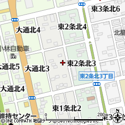 北海道士別市東１条北3丁目13周辺の地図