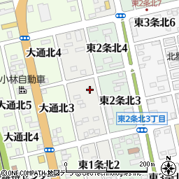 北海道士別市東１条北3丁目11-1周辺の地図