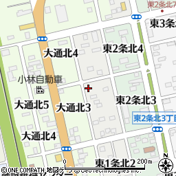 北海道士別市東１条北3丁目9周辺の地図