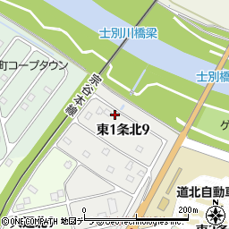 北海道士別市東１条北9丁目47周辺の地図