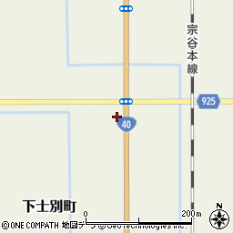北海道士別市下士別町（４２線西）周辺の地図