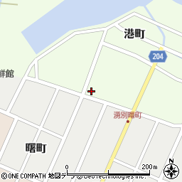北海道紋別郡湧別町港町24-1周辺の地図
