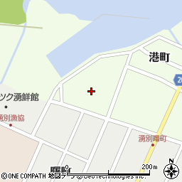 北海道紋別郡湧別町港町19周辺の地図