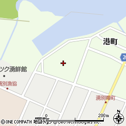 北海道紋別郡湧別町港町13周辺の地図