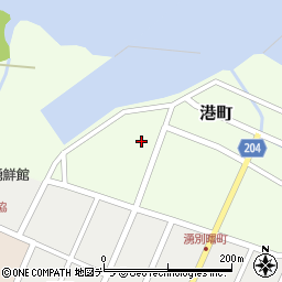 北海道紋別郡湧別町港町9周辺の地図