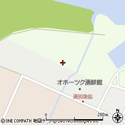 北海道紋別郡湧別町港町3周辺の地図