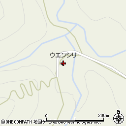 ウエンシリキャンプ場周辺の地図