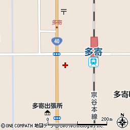 北海道士別市多寄町３６線西周辺の地図