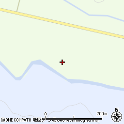 チエボツナイ川周辺の地図