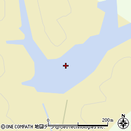 小川貯水池周辺の地図