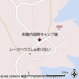 朱鞠内湖畔キャンプ場周辺の地図
