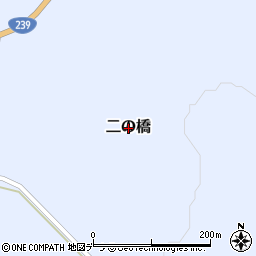 北海道下川町（上川郡）二の橋周辺の地図