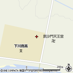 北海道下川商業高等学校周辺の地図