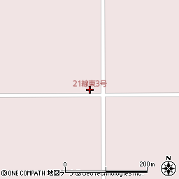 21線東3号周辺の地図