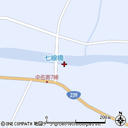 七線橋周辺の地図