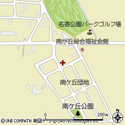 北海道名寄市緑丘40-17周辺の地図