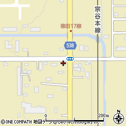 徳田会館周辺の地図