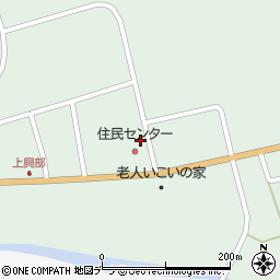 上興部郵便局周辺の地図