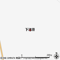 北海道紋別市上渚滑町下渚滑周辺の地図