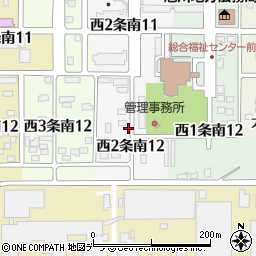 王子板紙株式会社　名寄工場天塩寮周辺の地図