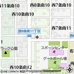 北海道名寄市西８条南11丁目40周辺の地図