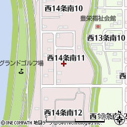 北海道名寄市西１４条南周辺の地図