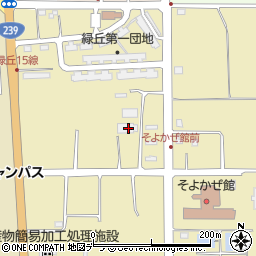 北海道名寄市緑丘8-1周辺の地図