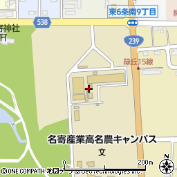 北海道名寄市緑丘3周辺の地図