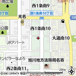 トヨタレンタリース旭川名寄店周辺の地図