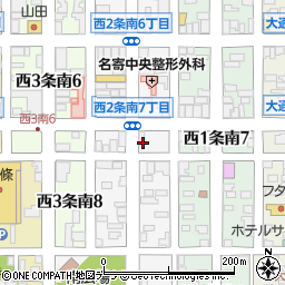 北海道名寄市西２条南7丁目周辺の地図
